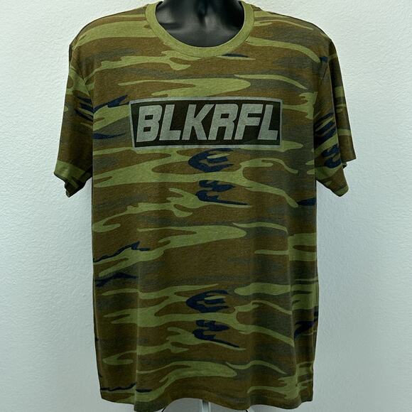 Black Rifle Coffee Company T Shirt BLKRFL Camo Camouflage Green Tee XL X-Large - Picture 2 of 7
